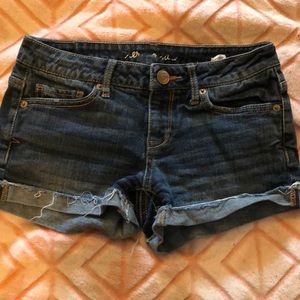 Aeropostale juniors jean shorts